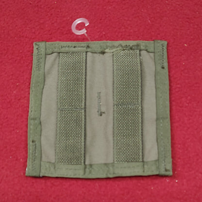 USED OD Green Molle Horizontal Pouch Adapter (aa04-29)