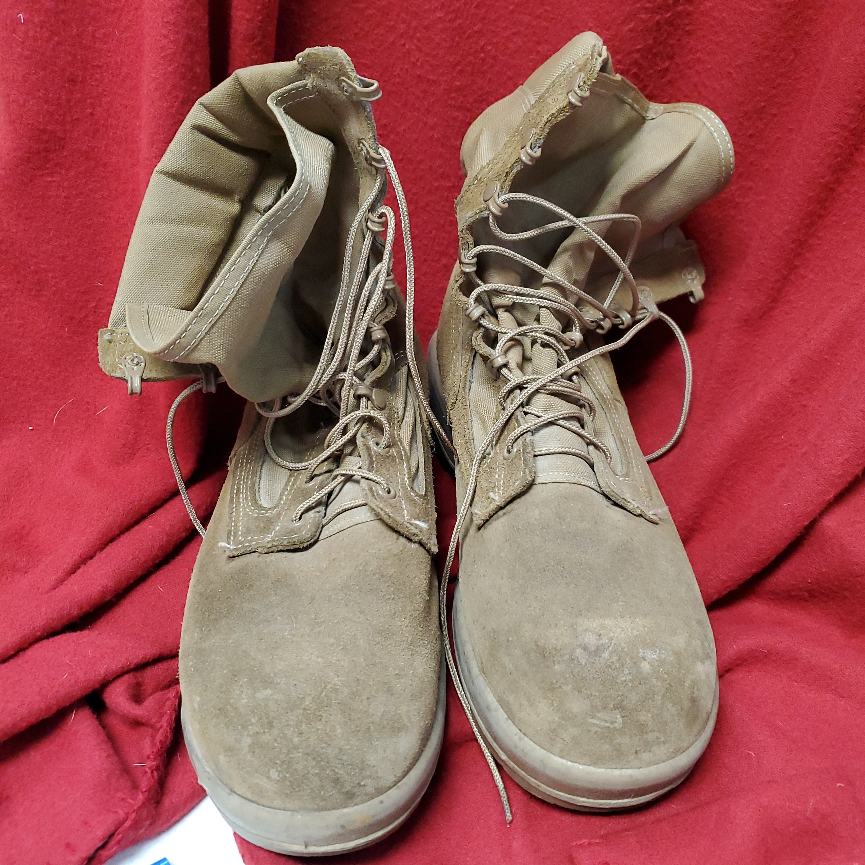 BELLEVILLE 11.5 Wide C390 Basic Training Issued Coyote Boots B 14 Gibsons Tactical Tavern