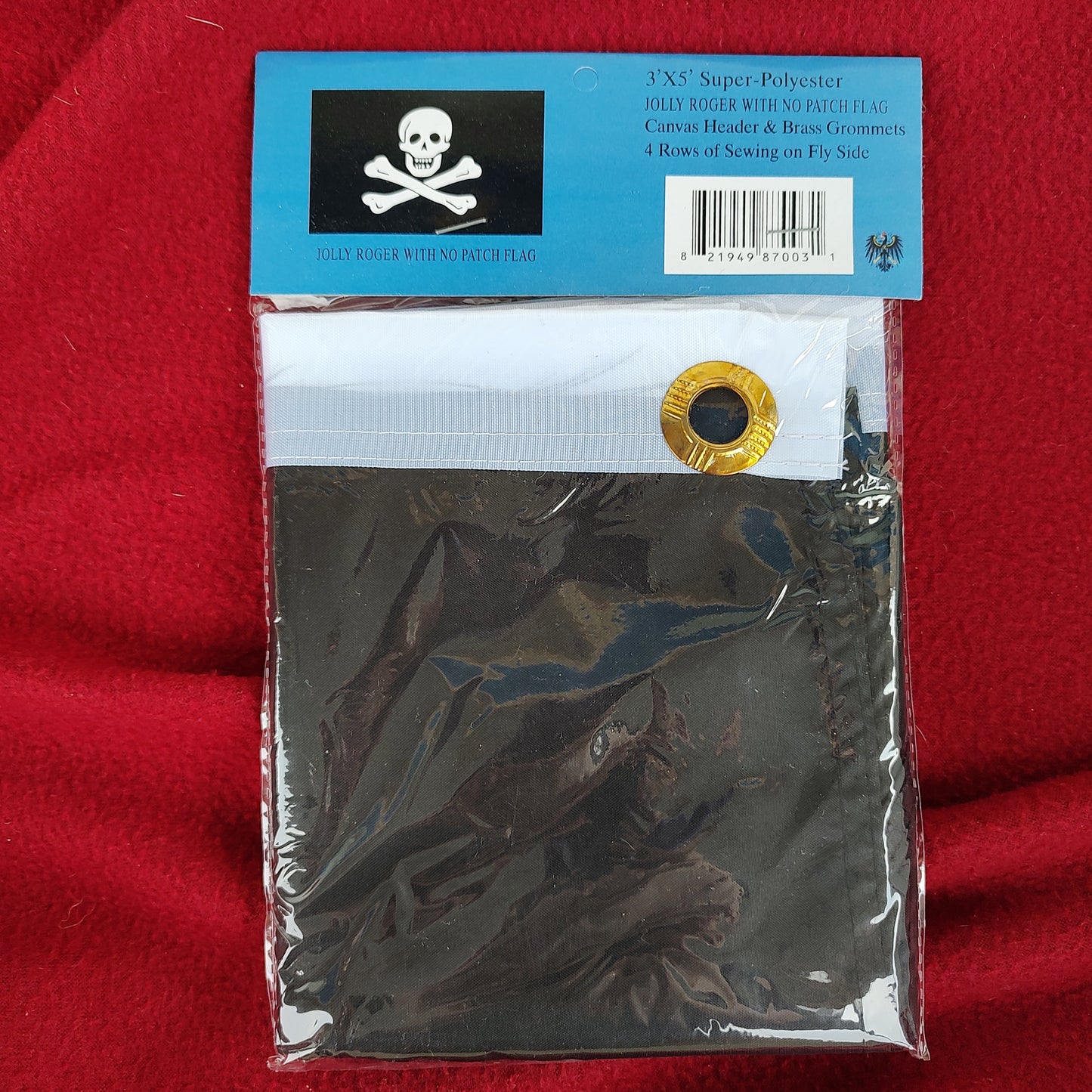 Jolly Roger (no patch) 3'×5' Polyester Flag (eb11-18)
