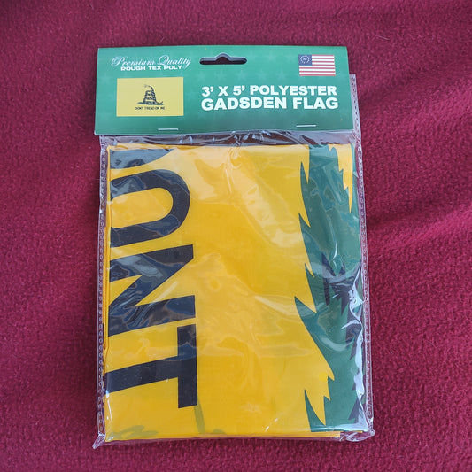 GADSDEN FLAG 3'×5' Polyester (13s (ab12-40)