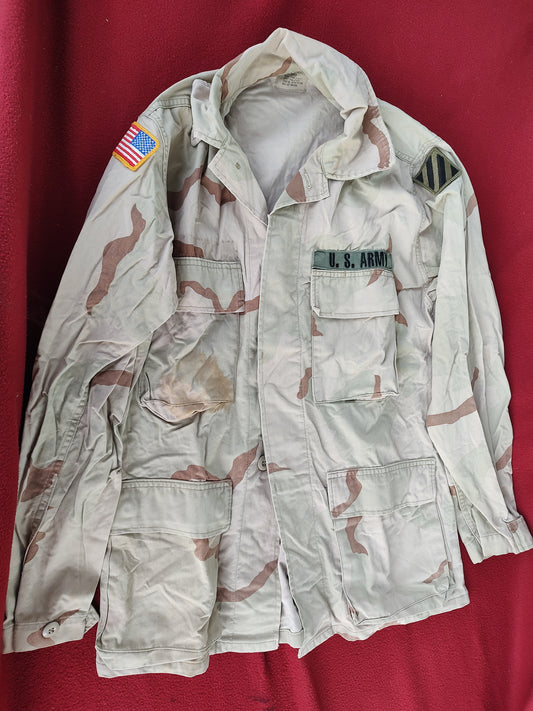 US Army DCU Desert Camo Blouse Size Small Regular (BB07-18)