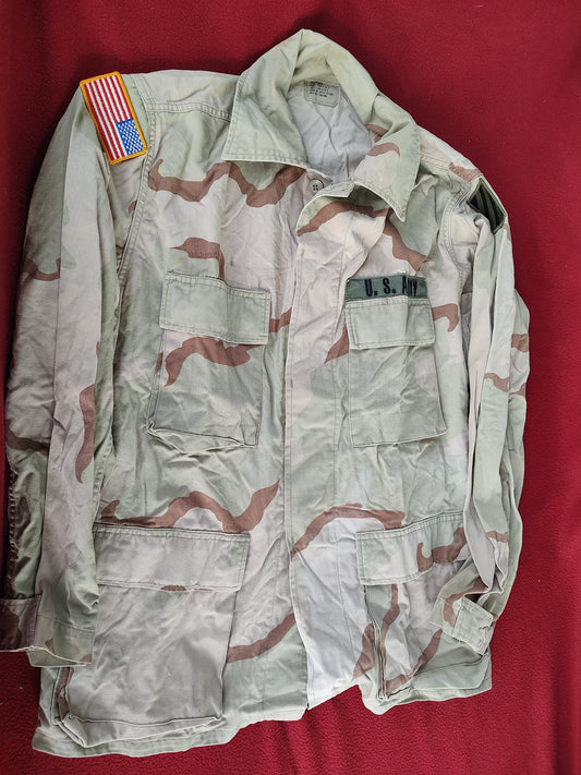 US Army DCU Desert Camo Blouse Size Small Regular (BB07-19)