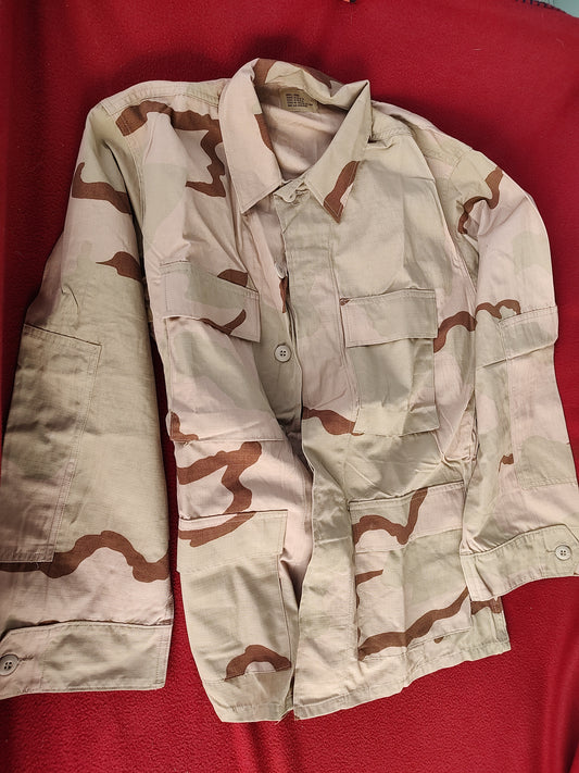 US Army DCU Desert Camo Blouse Size Small Short (BB07-24)