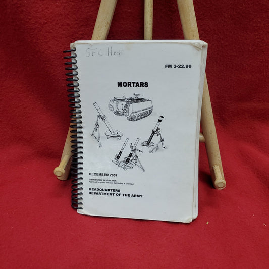 Book: 2007 December FM 3-22.90 MORTARS (maunal)