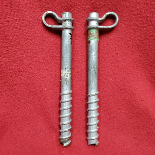 LOT of 2 - Salewa Snarg Ice Screws 9" Ice Rock Climbing Gear (aa14-g76)