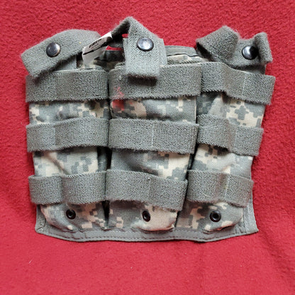 SPEC-OPS US Army Triple 3 Magazine Molle Pouch ACU UCP Used (fb12-g91)