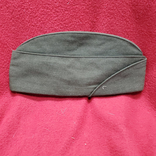 SAM BONK Sz 6 7/8 Garrison Men's MC Green Poly Wool Cap Cover Marine Gabardine (22s ac15-g106)