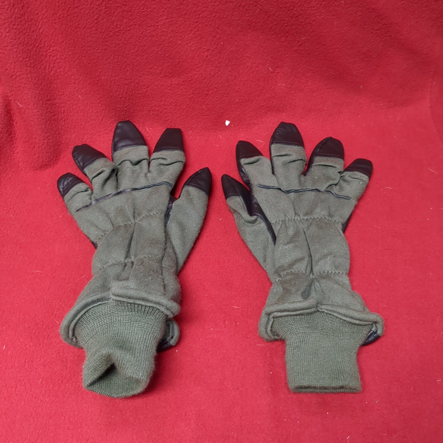 US Army Intermediate Cold Weather Flyers Gloves Size 10 (cb04-MH236)