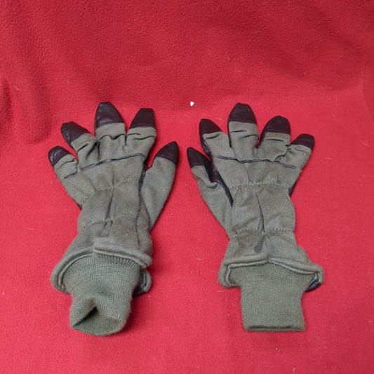 US Army Intermediate Cold Weather Flyers Gloves Size 10 (cb04-MH236)