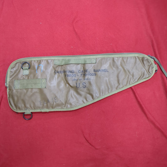 US Army Carrying Case Spare Barrel Bag Nylon Vinyl Water Resistant (BA04-MH254)