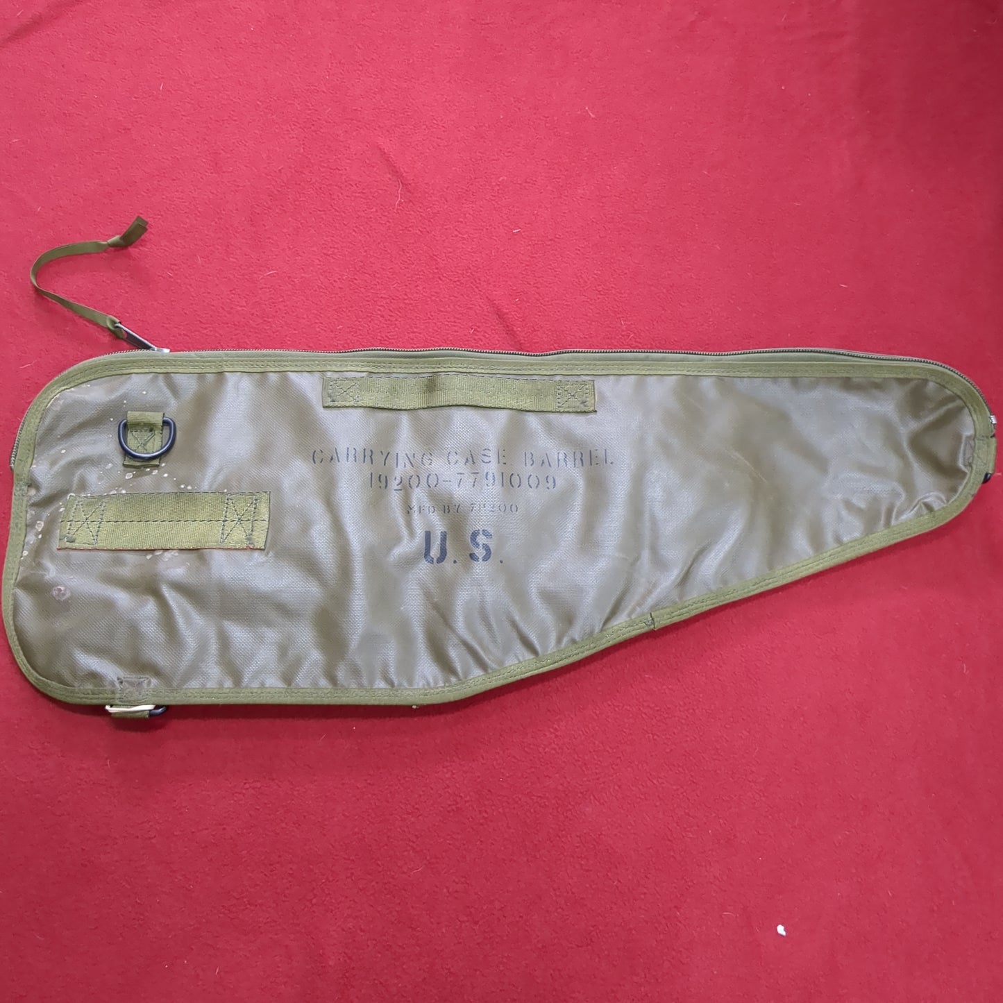 US Army Carrying Case Spare Barrel Bag Nylon Vinyl Water Resistant (BA04-MH261)