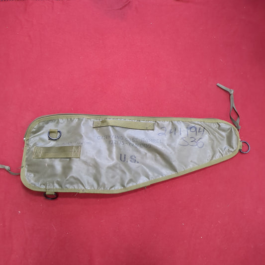 US Army Carrying Case Spare Barrel Bag Nylon Vinyl Water Resistant (BA04-MH277)