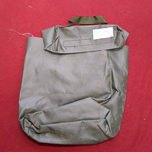 Vintage US Army Pamphlet Bag Assembly OD Vinyl Pouch 11676920 (25o- da03-MH278)