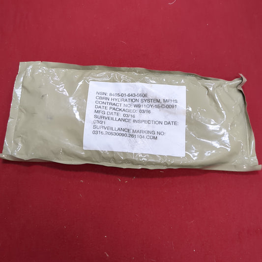 NOS US Army CBRN 100oz 3L Hydration System Bladder Sealed (08o- db01-MH385)
