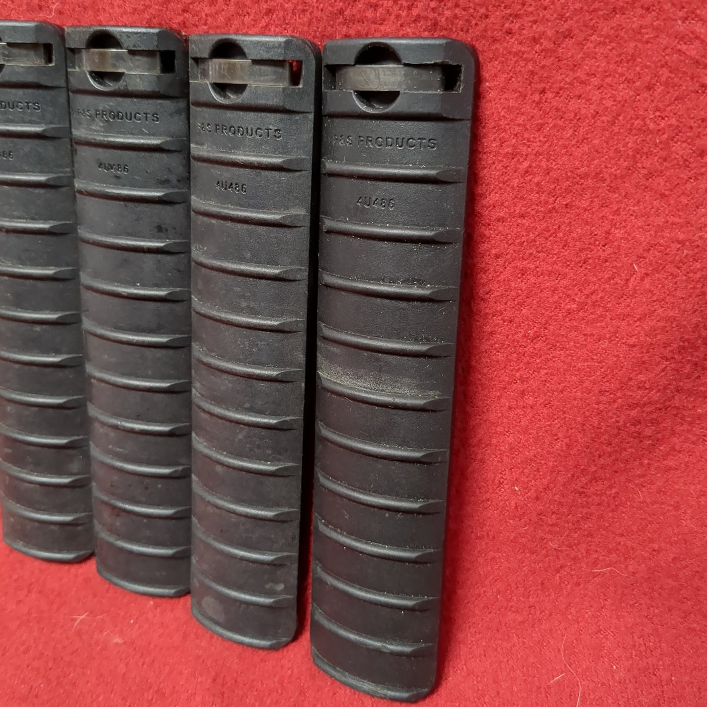 Lot of 4 - 11 Rib Rail Cover P&S PRODUCTS Excellent Condition (FB18-MH511)