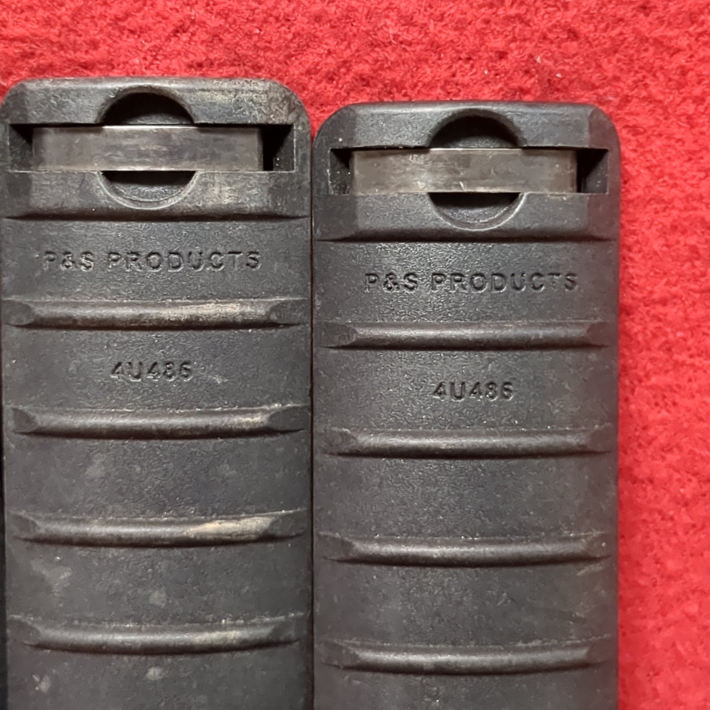 Lot of 4 - 11 Rib Rail Cover P&S PRODUCTS Excellent Condition (FB18-MH512)