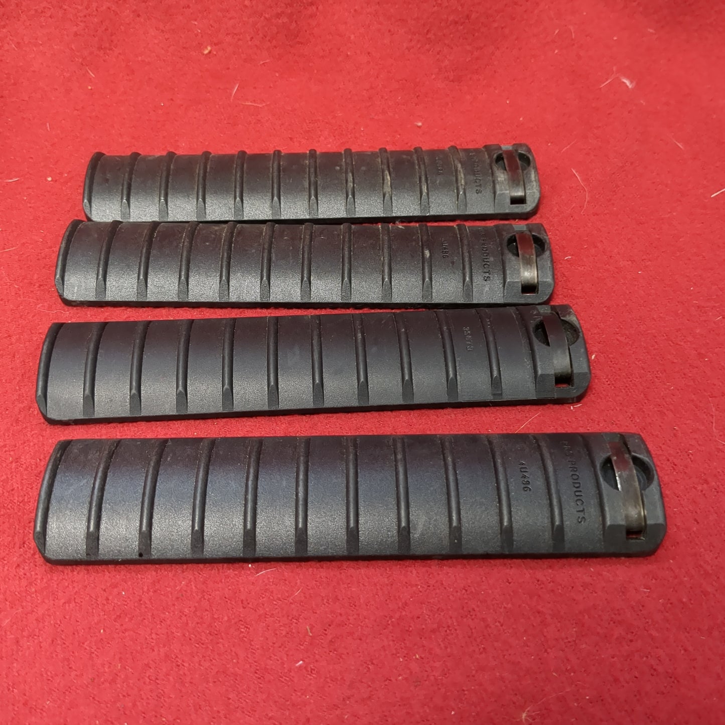 Lot of 4 - 11 Rib Rail Cover P&S PRODUCTS Excellent Condition (FB18-MH512)