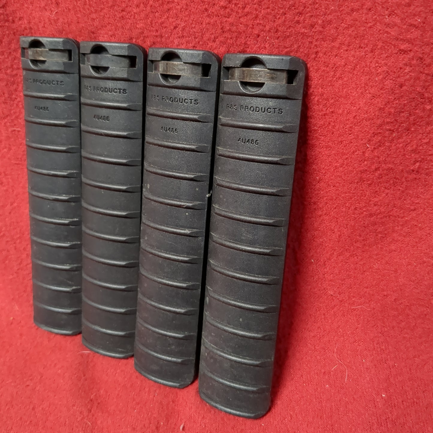Lot of 4 - 11 Rib Rail Cover P&S PRODUCTS Excellent Condition (FB18-MH514)