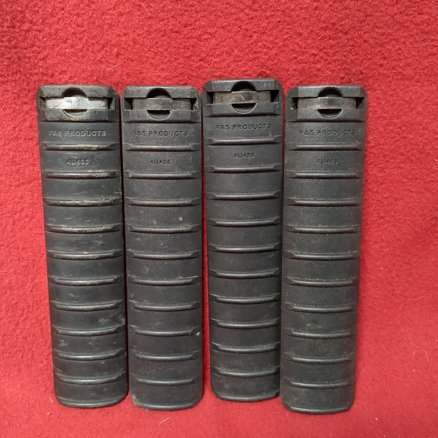 Lot of 4 - 11 Rib Rail Cover P&S PRODUCTS Excellent Condition (FB18-MH515)