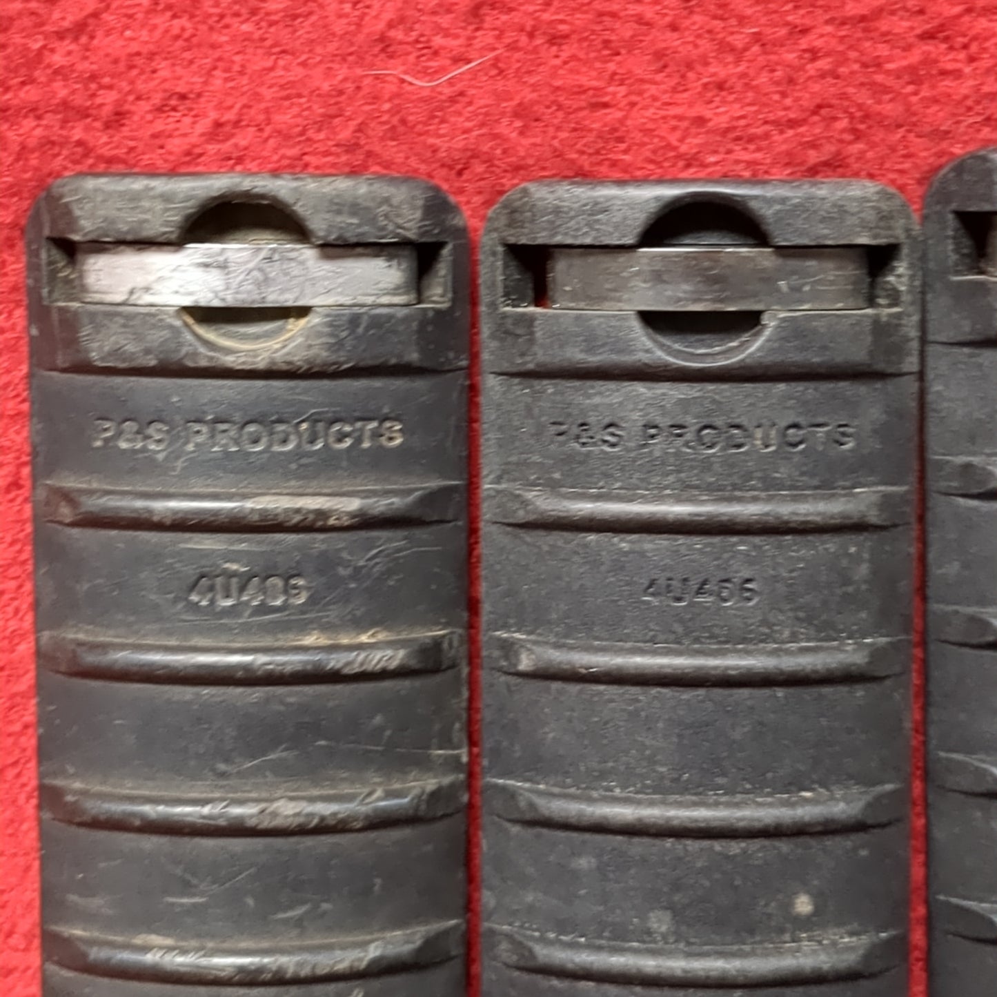 Lot of 4 - 11 Rib Rail Cover P&S PRODUCTS Excellent Condition (FB18-MH515)