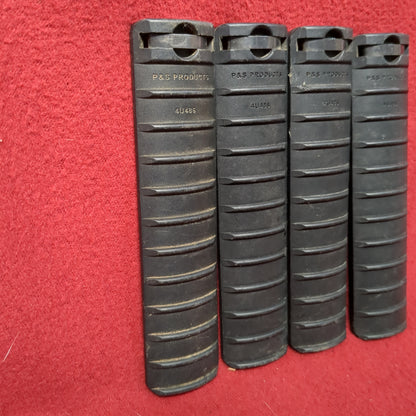Lot of 4 - 11 Rib Rail Cover P&S PRODUCTS Excellent Condition (FB18-MH518)