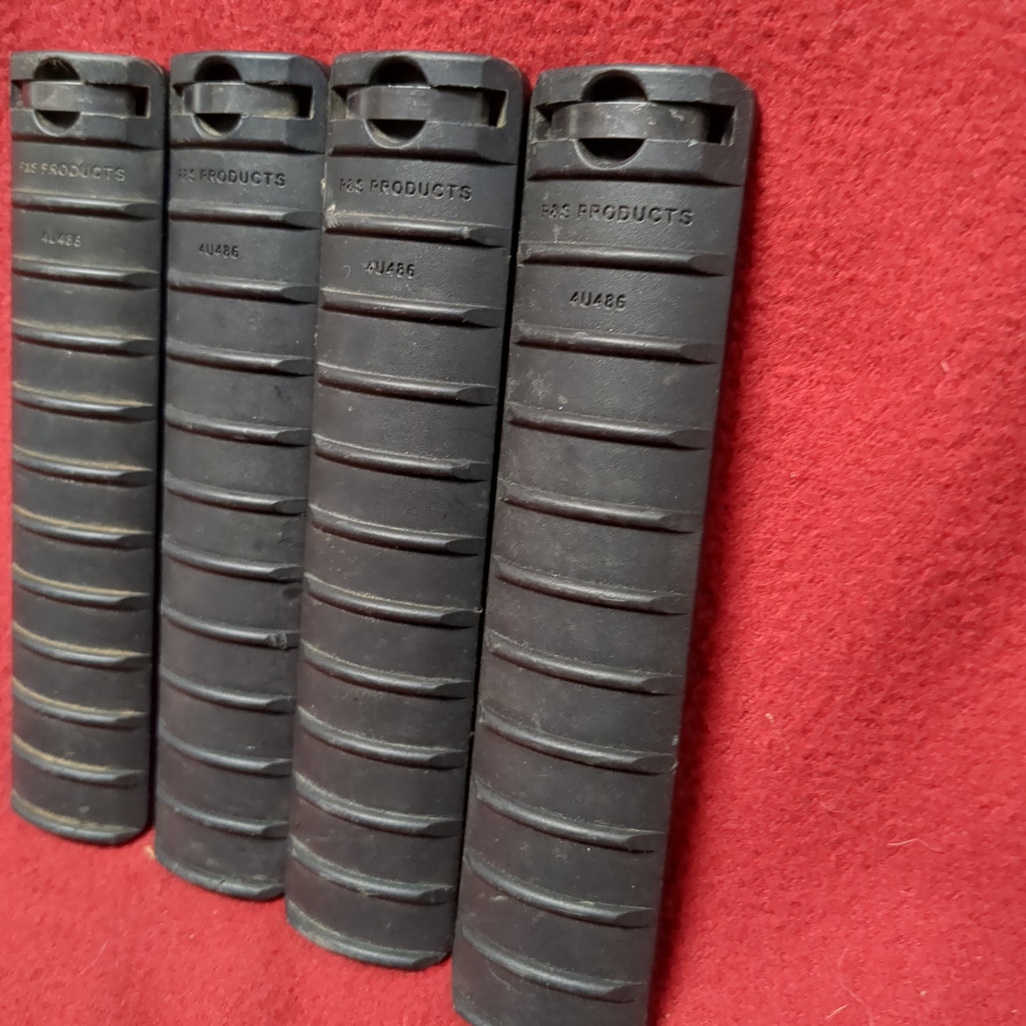 Lot of 4 - 11 Rib Rail Cover P&S PRODUCTS Excellent Condition (FB18-MH518)
