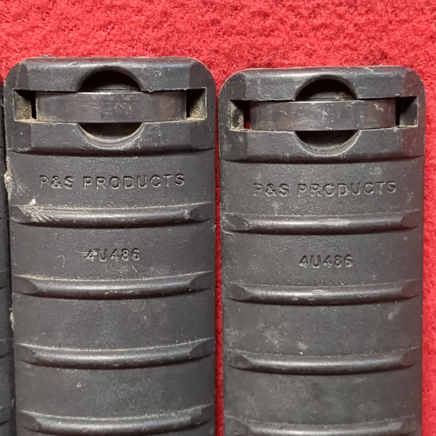 Lot of 4 - 11 Rib Rail Cover P&S PRODUCTS Excellent Condition (FB18-MH518)