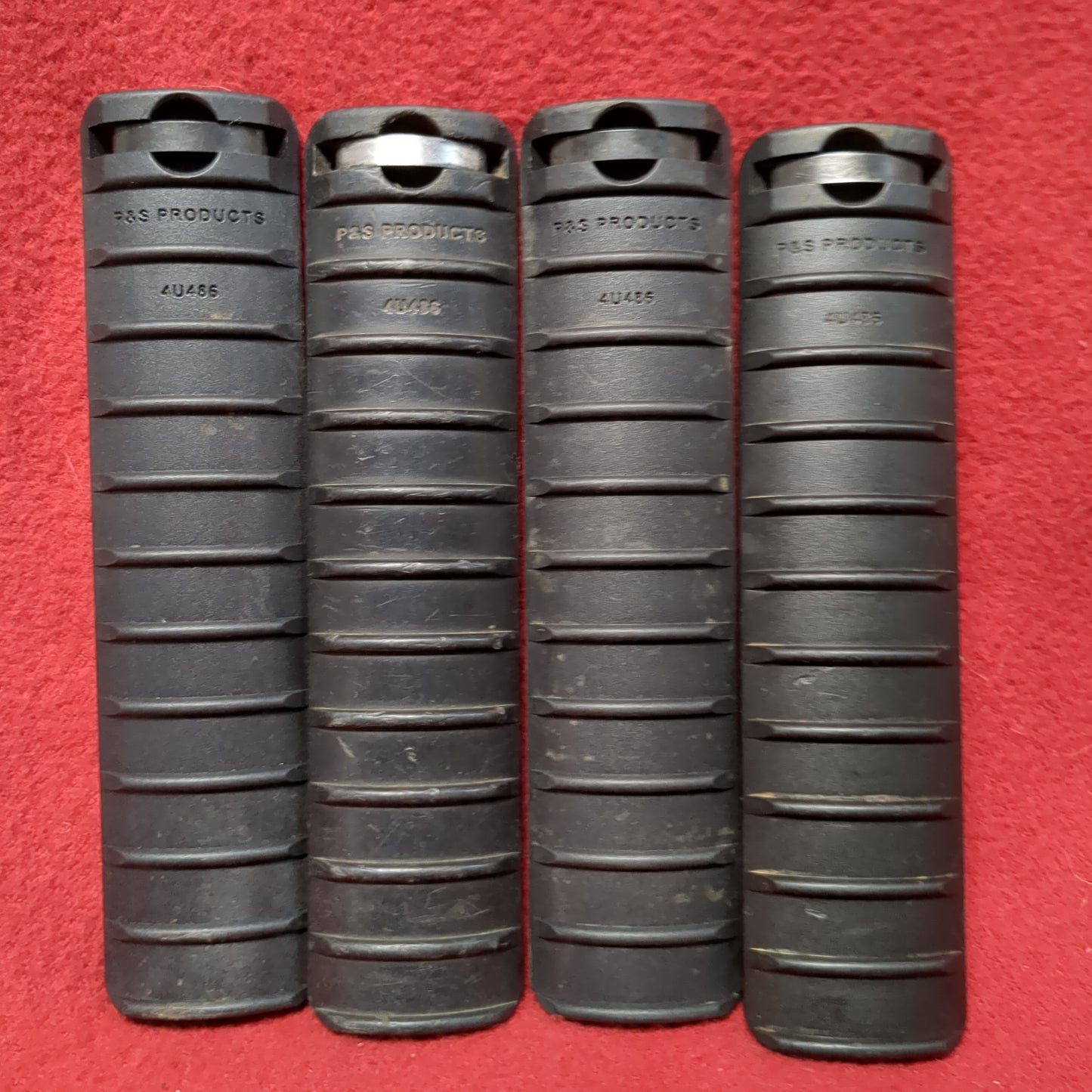 Lot of 4 - 11 Rib Rail Cover P&S PRODUCTS Excellent Condition (FB18-MH519)