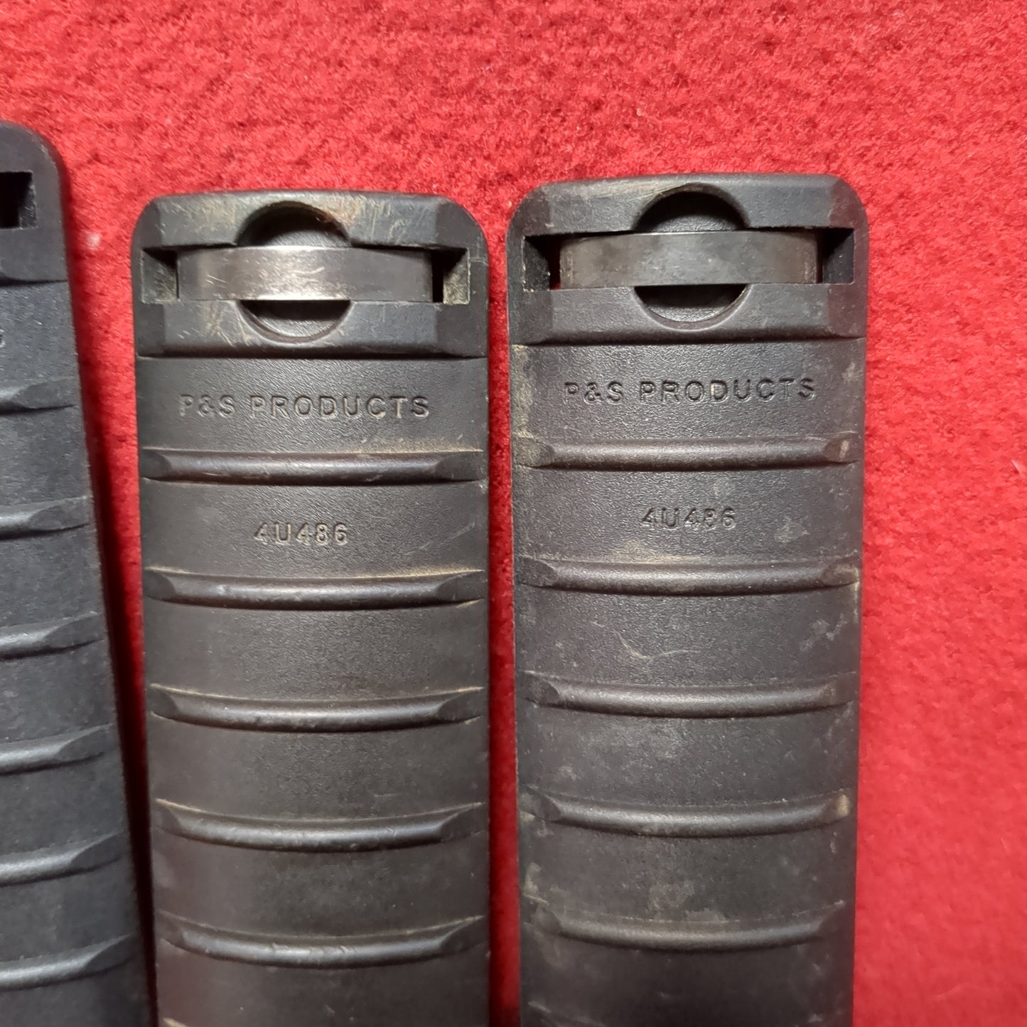 Lot of 4 - 11 Rib Rail Cover P&S PRODUCTS Excellent Condition (FB18-MH519)