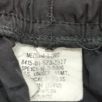 SET of APFU Medium Long Jacket Pants Black Gold Cold Weather PT (fb07-MH637)