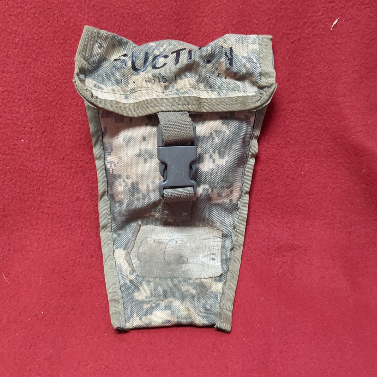 US Army Suction Catheter Pouch UCP ACU Molle II Good Condition (acu?-MH697)