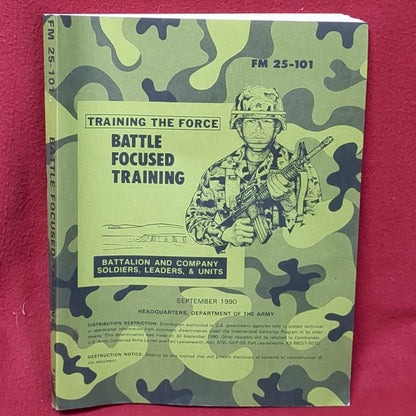BOOK: September 1990 Battle Focus Training FM 25-101 Field Manual (manual-MH748)