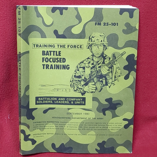 BOOK: September 1990 Battle Focus Training FM 25-101 Field Manual (manual-MH748)