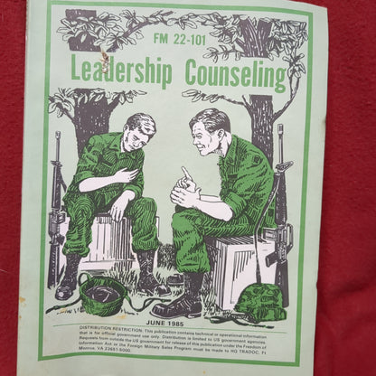 BOOK: June 1985 FM 22-101 Leadership Counseling Field Manual (manual-MH749)
