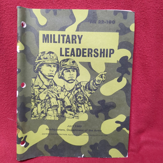 BOOK: July 1990 Military Leadership FM 22-100 Field Manual (manual-APR1)