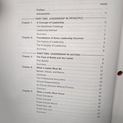 BOOK: July 1990 Military Leadership FM 22-100 Field Manual (manual-APR1)