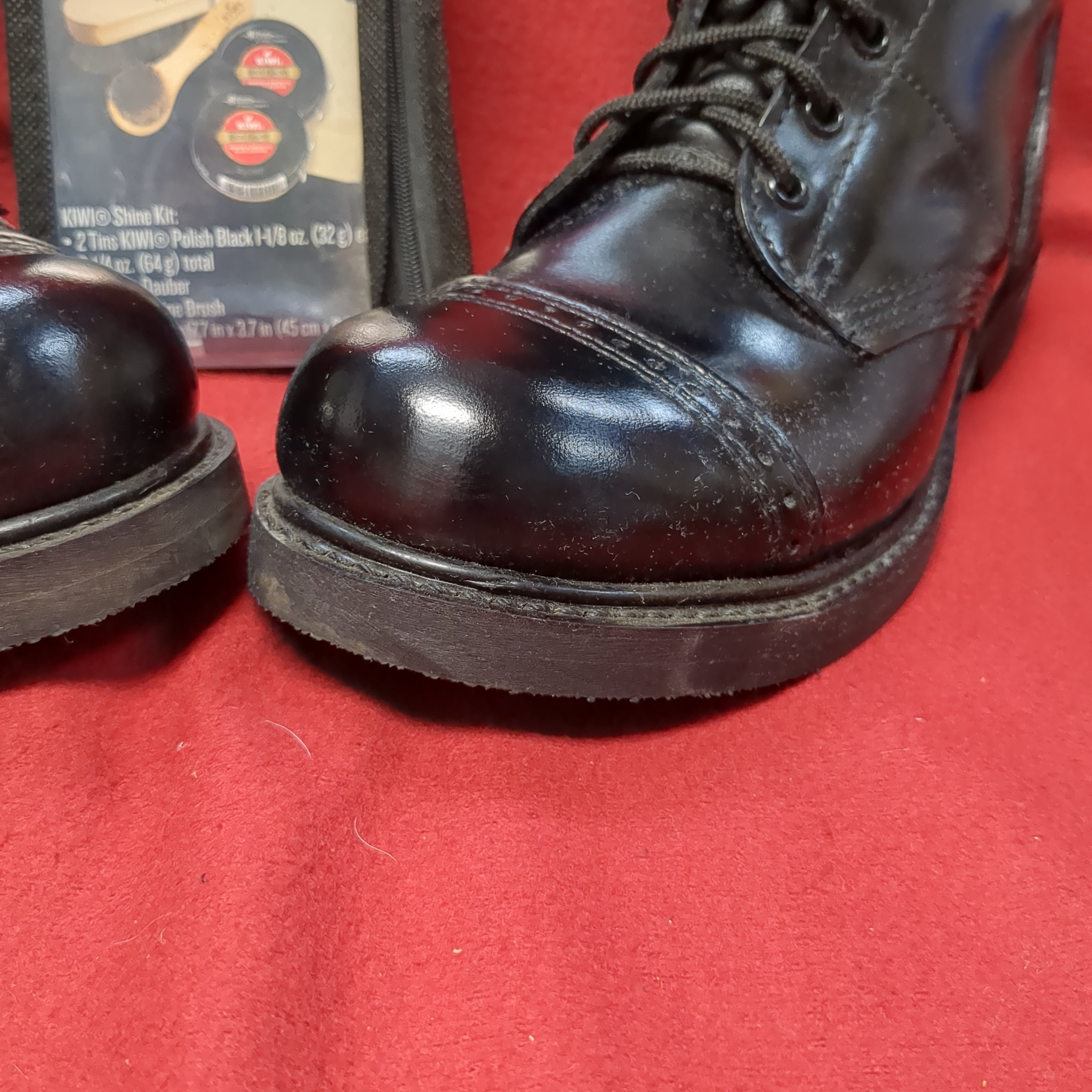 Corcoran Full Force Footwear 8W Leather Black Jump Boots cb2 White Shelf APR124