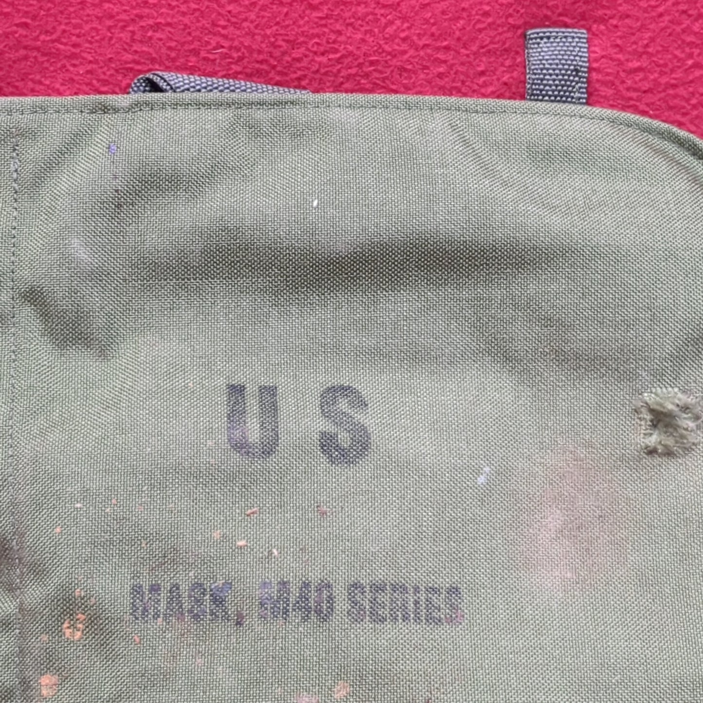 NOS US Army M40 Gas Mask Bag ONLY (cbrn ac01-APR235)