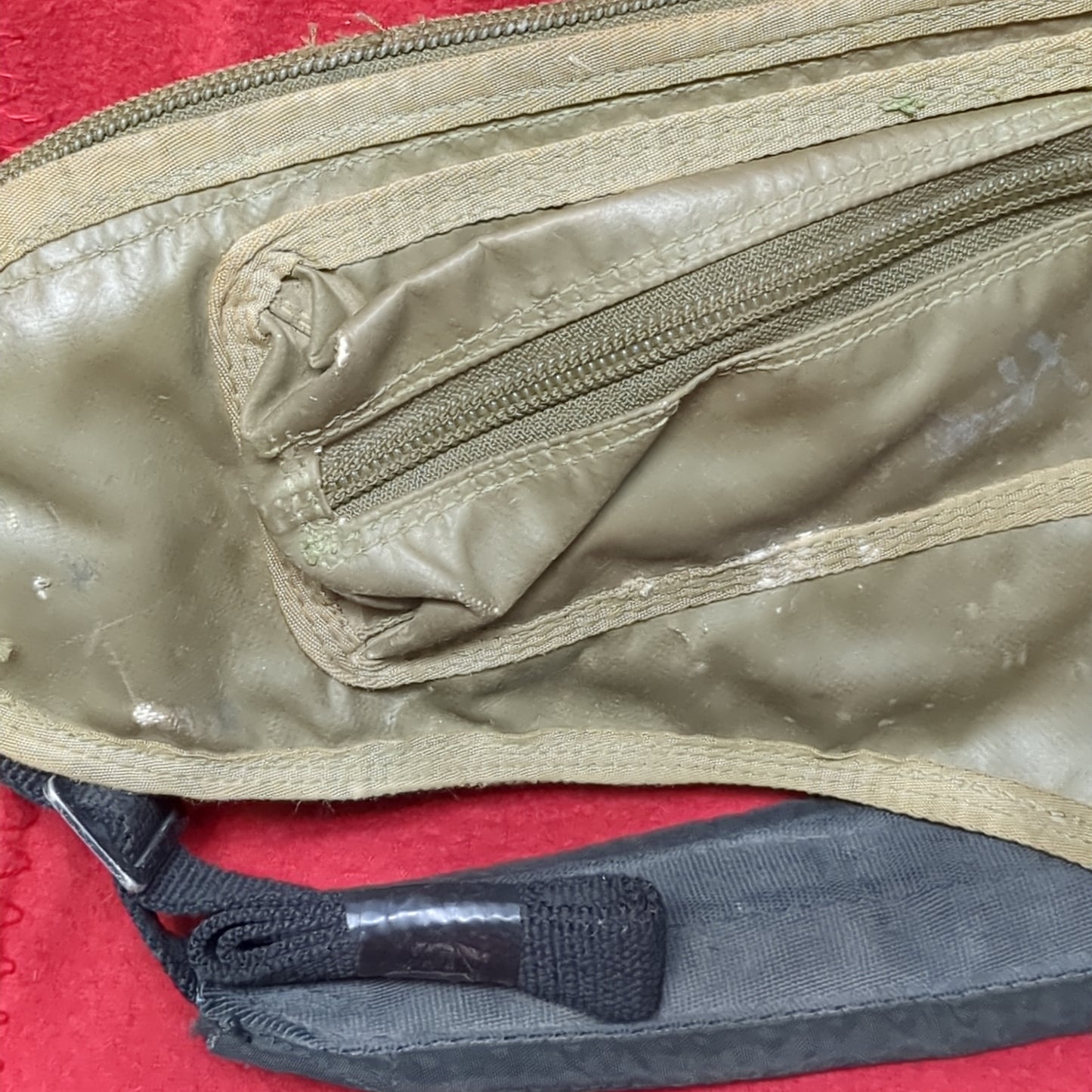 US Army Carrying Case Spare Barrel Bag Nylon Vinyl Water Resistant W/ Padded Sling (BA04-APR246)