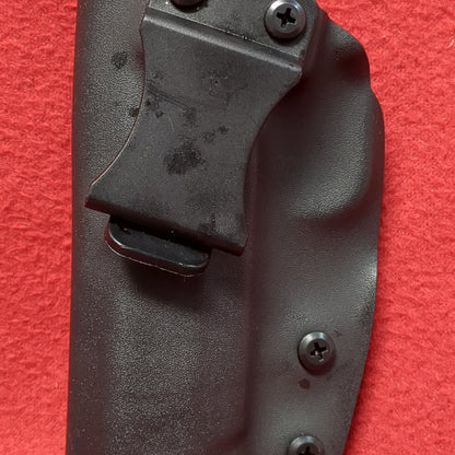 Custom Left Handed Kydex IWB Black Holster (FB17-APR256)