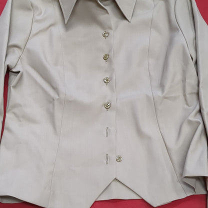 NWT US Army Flying Cross AGSU 12S Female Long Sleeve Enlisted Shirt (dg- ea01-APR276)