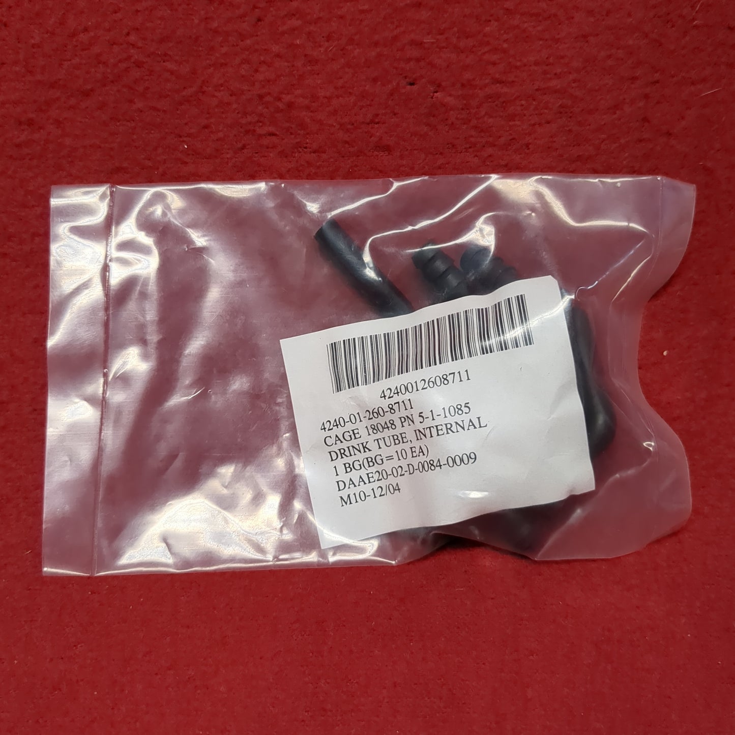 NOS US Army Drink Tube, Internal 1 Bag equals 10 Each (09o- db3-APR323)