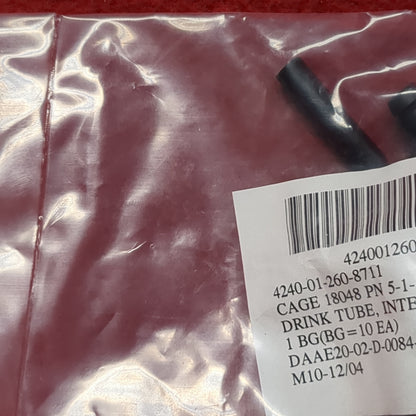 NOS US Army Drink Tube, Internal 1 Bag equals 10 Each (09o- db3-APR323)