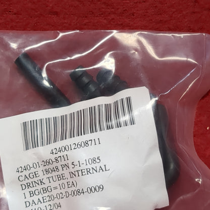 NOS US Army Drink Tube, Internal 1 Bag equals 10 Each (09o- db3-APR323)