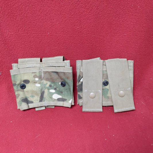 Set of US Army 40mm Double Pouch OCP Molle II Excellent condition (28o- da04-APR337)