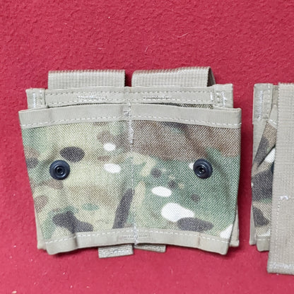Set of US Army 40mm Double Pouch OCP Molle II Excellent condition (28o- da04-APR337)