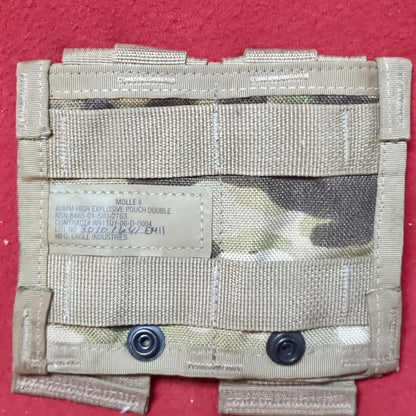 Set of US Army 40mm Double Pouch OCP Molle II Excellent condition (28o- da04-APR337)