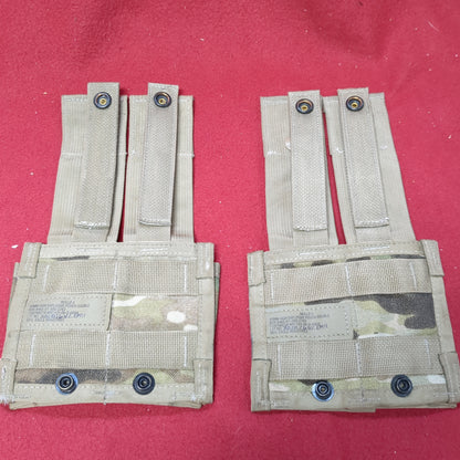 Set of US Army 40mm Double Pouch OCP Molle II Excellent condition (28o- da04-APR337)