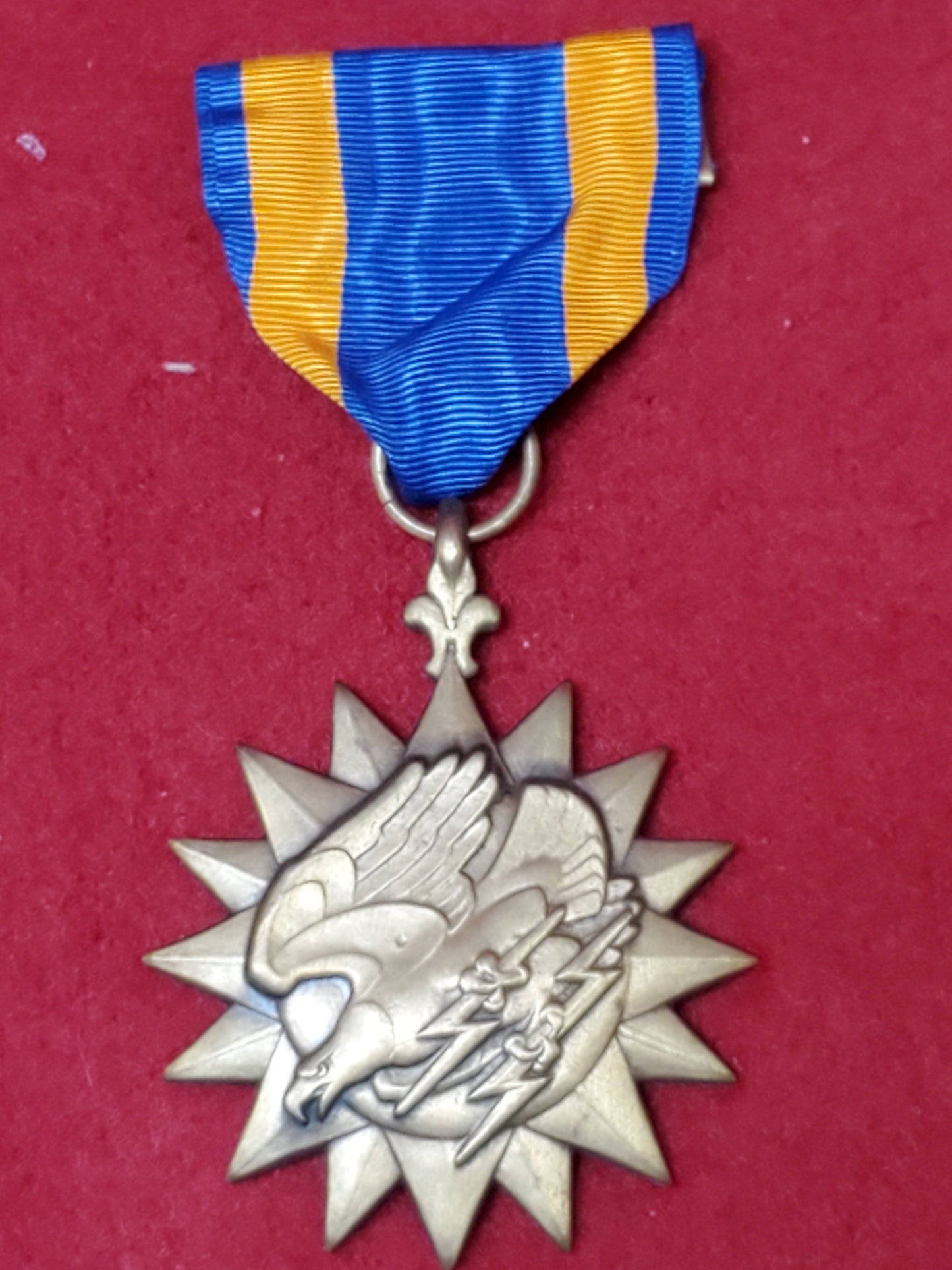 VINTAGE HLP US Army AIR MEDAL Full Size Medal Heroic Meritorious (06o72)