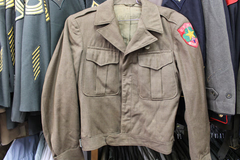 WWII 1940's 36R Jacket, Field, Wool OD (1940s)